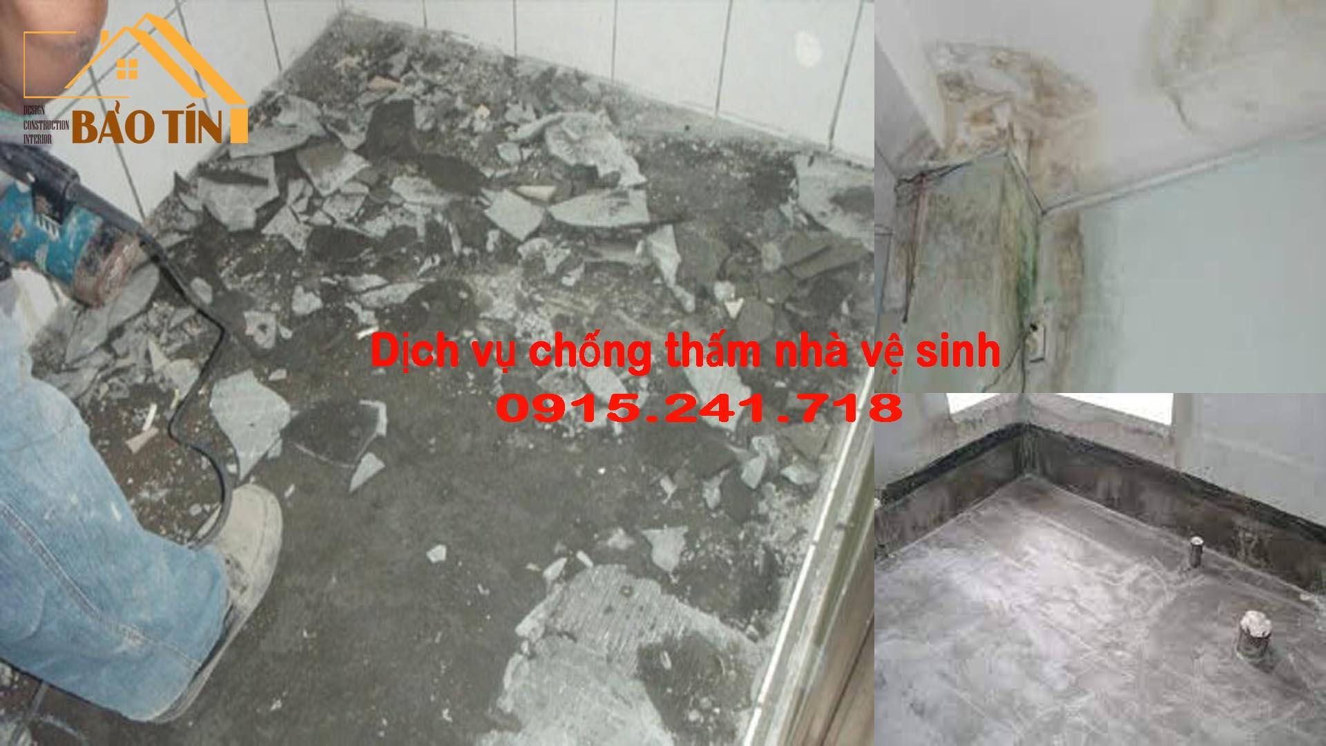 1 Cách Chống Thấm Nhà Vệ Sinh Chuyên Nghiệp 7 Chống thấm nhà vệ sinh xuống cấp quá phải đụt gạch
