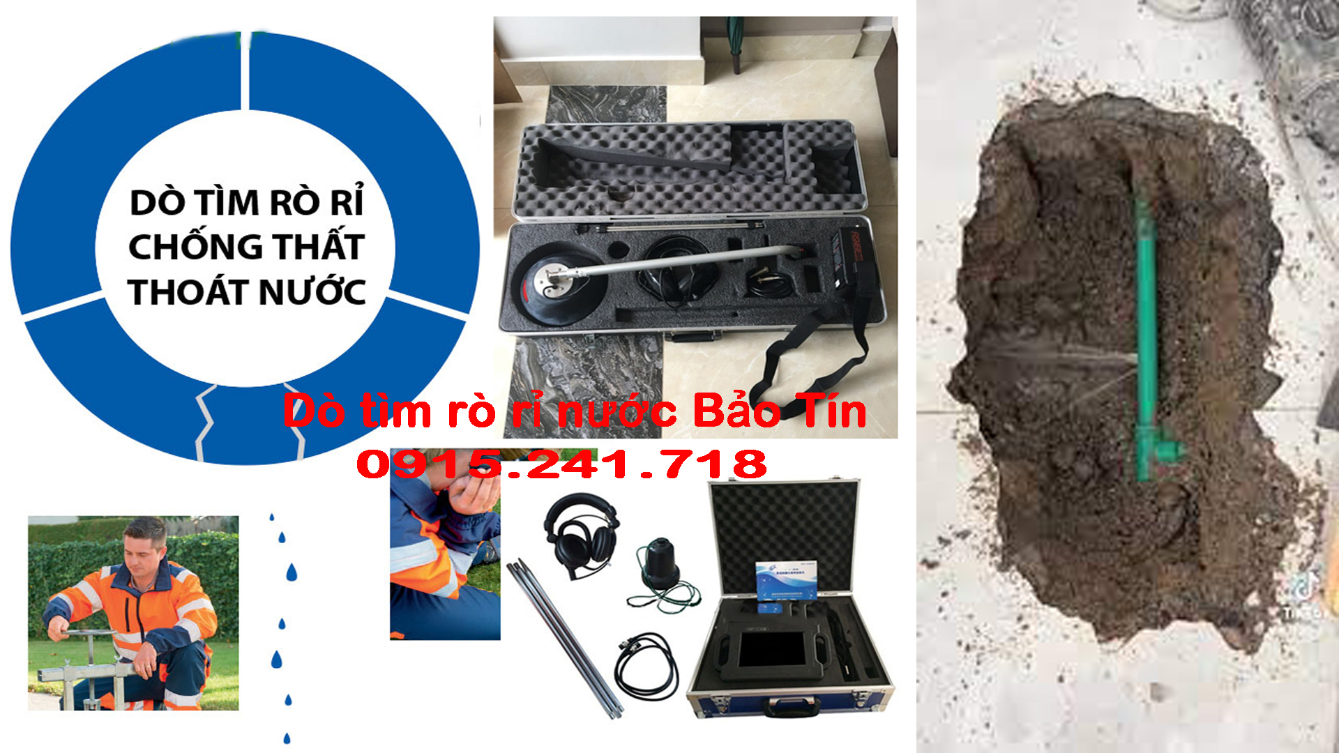 Dò Tìm Rò Rỉ Nước - 1 Cách Tránh Thất Thoát Lãng Phí Tiền 1 Dò tìm rò rỉ nước chuyên nghiệp