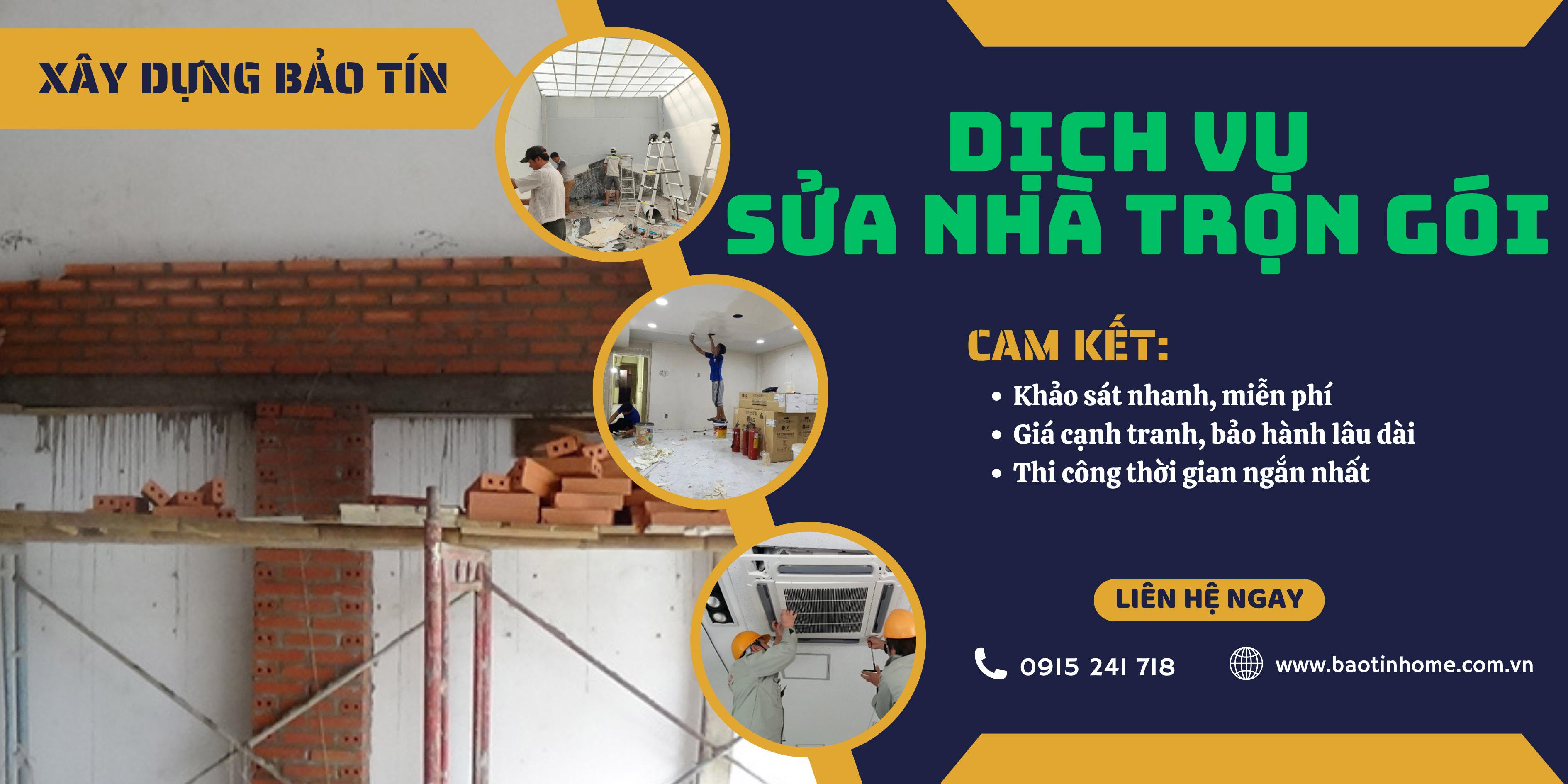 Dịch vụ sửa nhà trọn gói Thủ Đức và lân cận