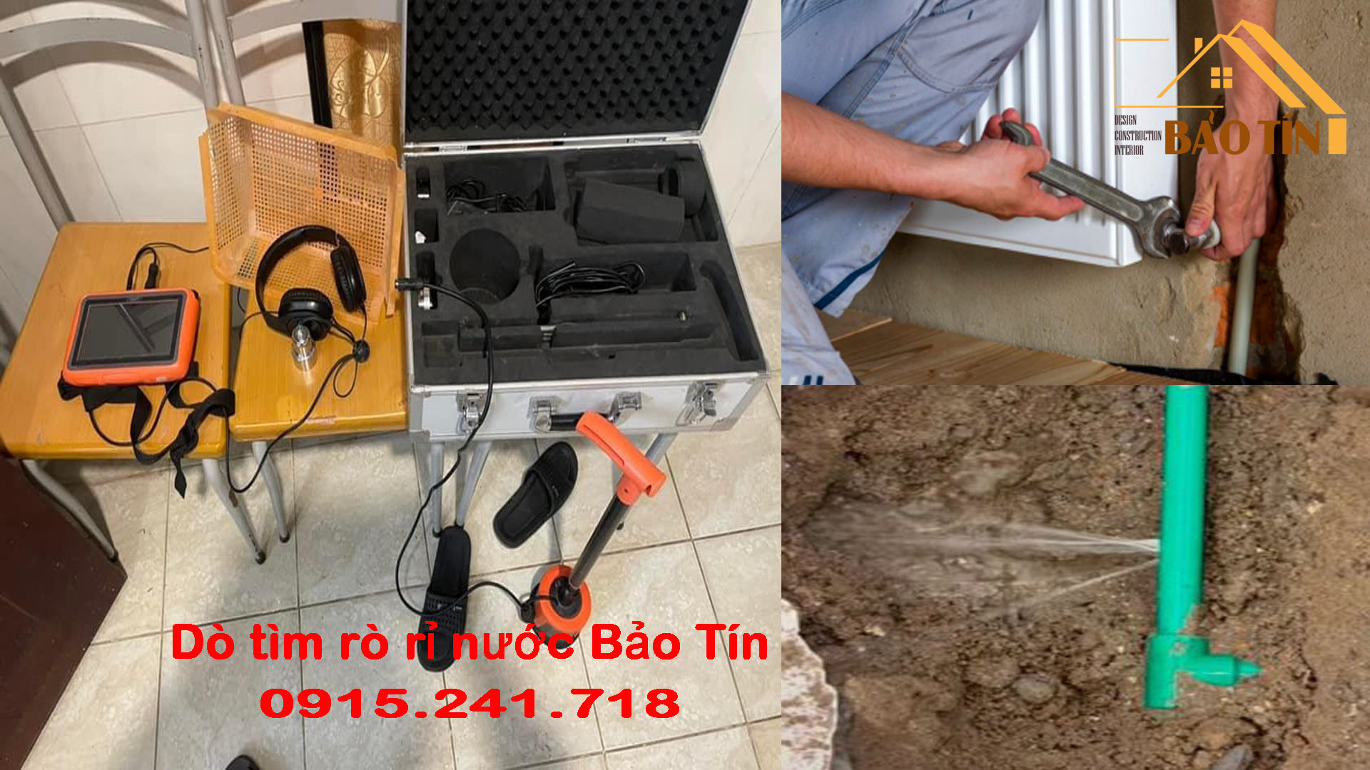 TRANG CHỦ 43 Dò tìm rỏ rỉ nước khắc phục sự cố