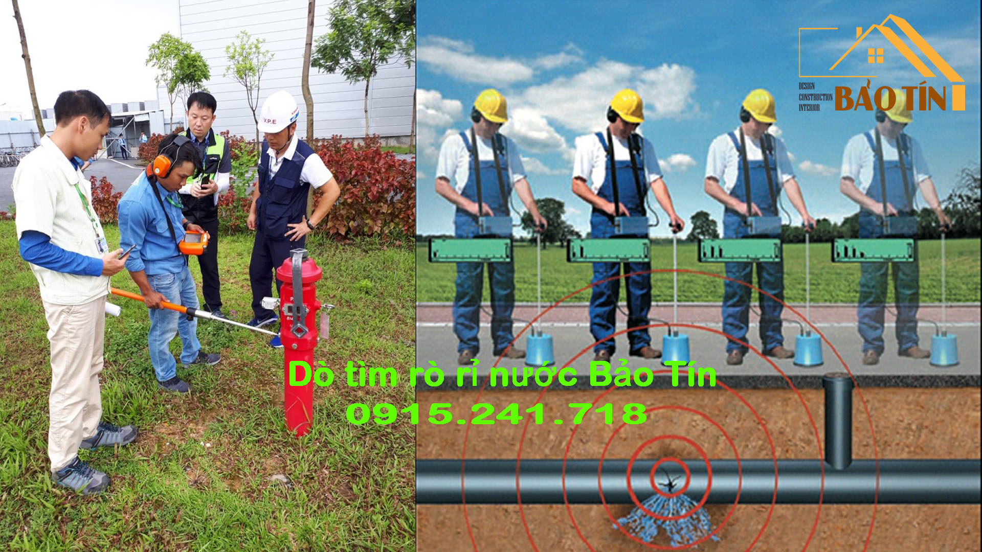 Dò Tìm Rò Rỉ Nước - 1 Cách Tránh Thất Thoát Lãng Phí Tiền 6 Dò tìm rỏ rỉ nước quy trình chuyên nghiệp