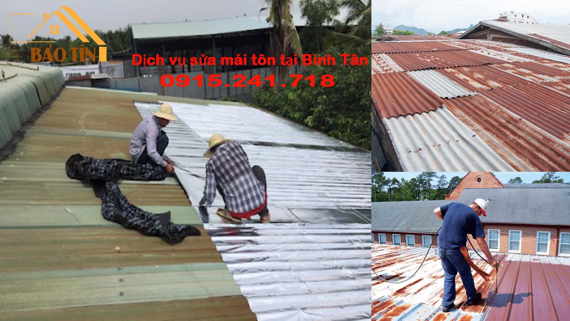 Sửa Mái Tôn Quận Bình Tân Nhanh Chóng 2 sửa mái tôn quận bình tân