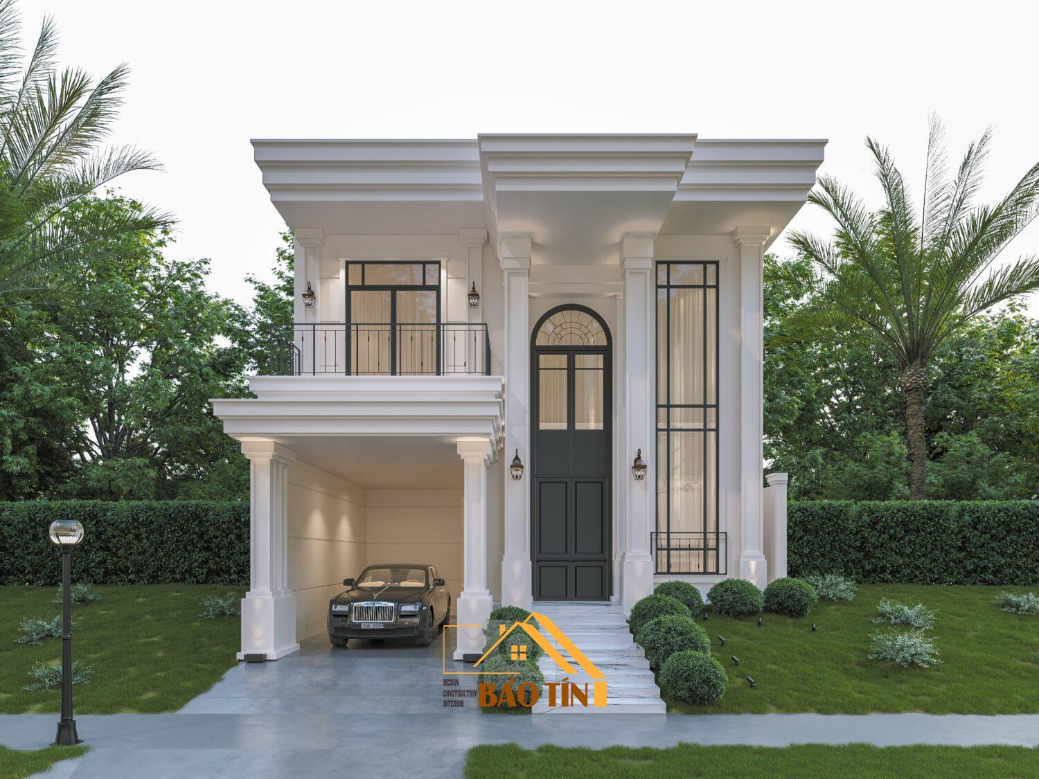 Những Mẫu Nhà Đẹp 2 Tầng – Thiết Kế Hiện Đại - Tối Ưu Không Gian 5 mẫu nhà đẹp 2 tầng phong cách tân cổ điển