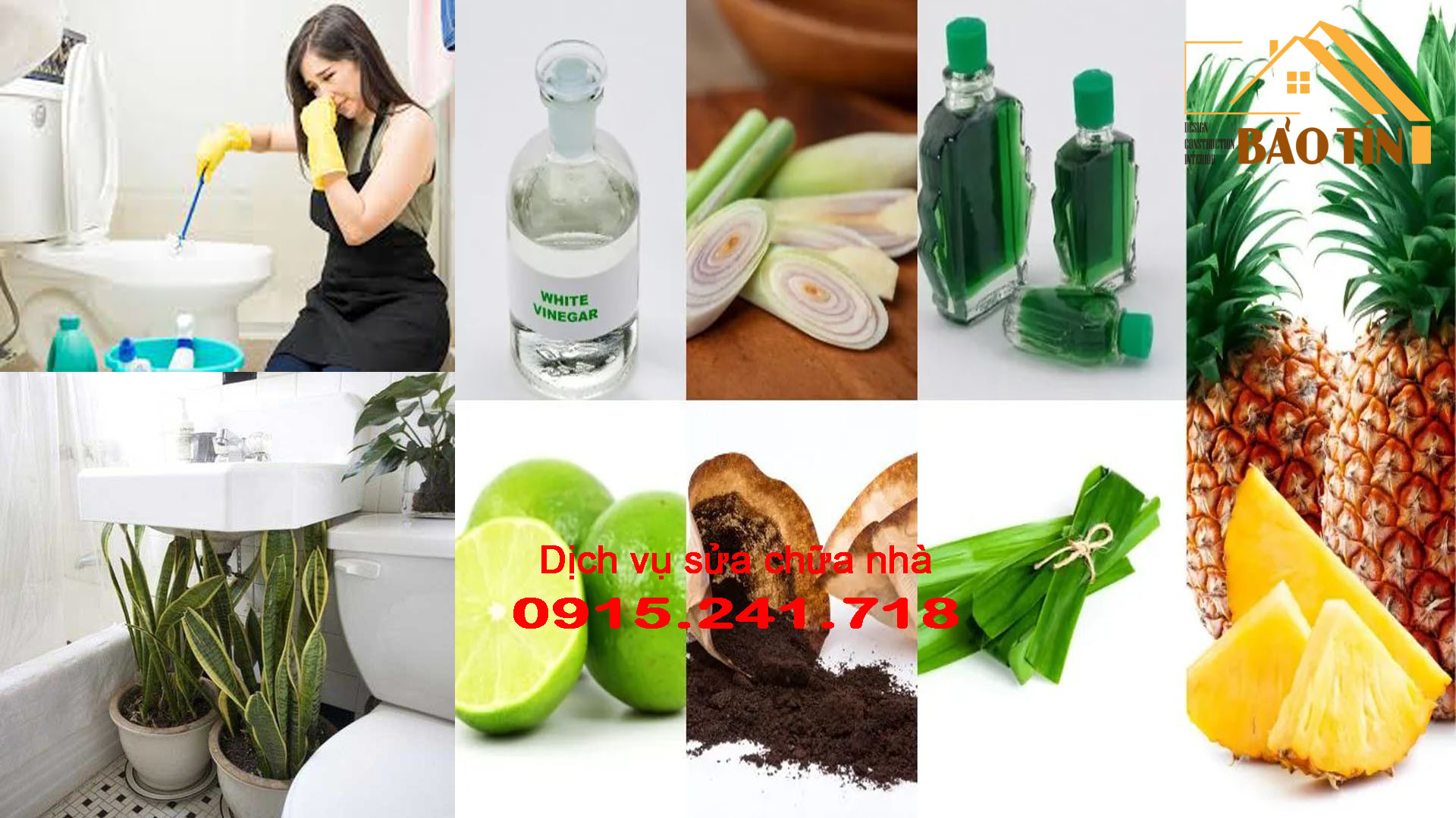 Mẹo sửa chữa nhà - Khử mùi hôi nhà vệ sinh
