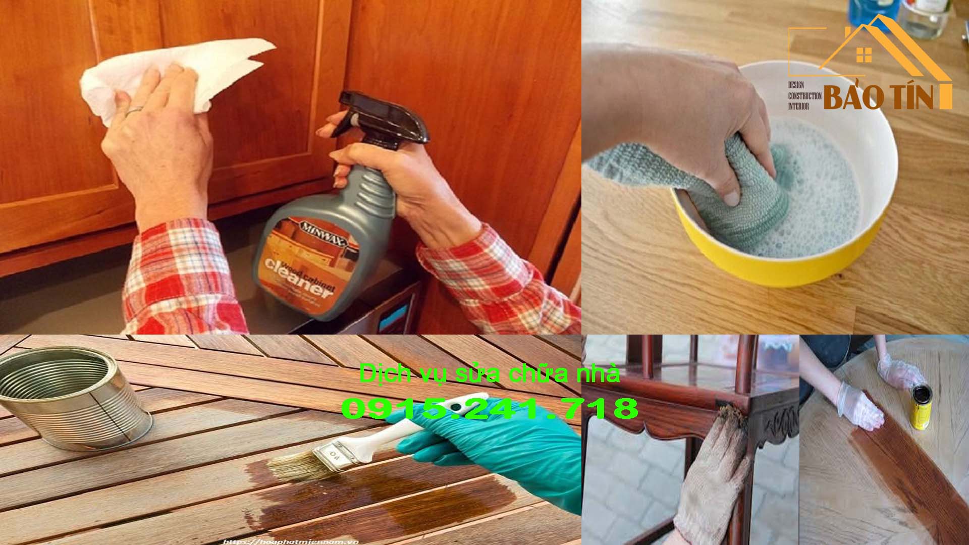 Tự sửa chữa nhà - Làm sạch đồ gỗ