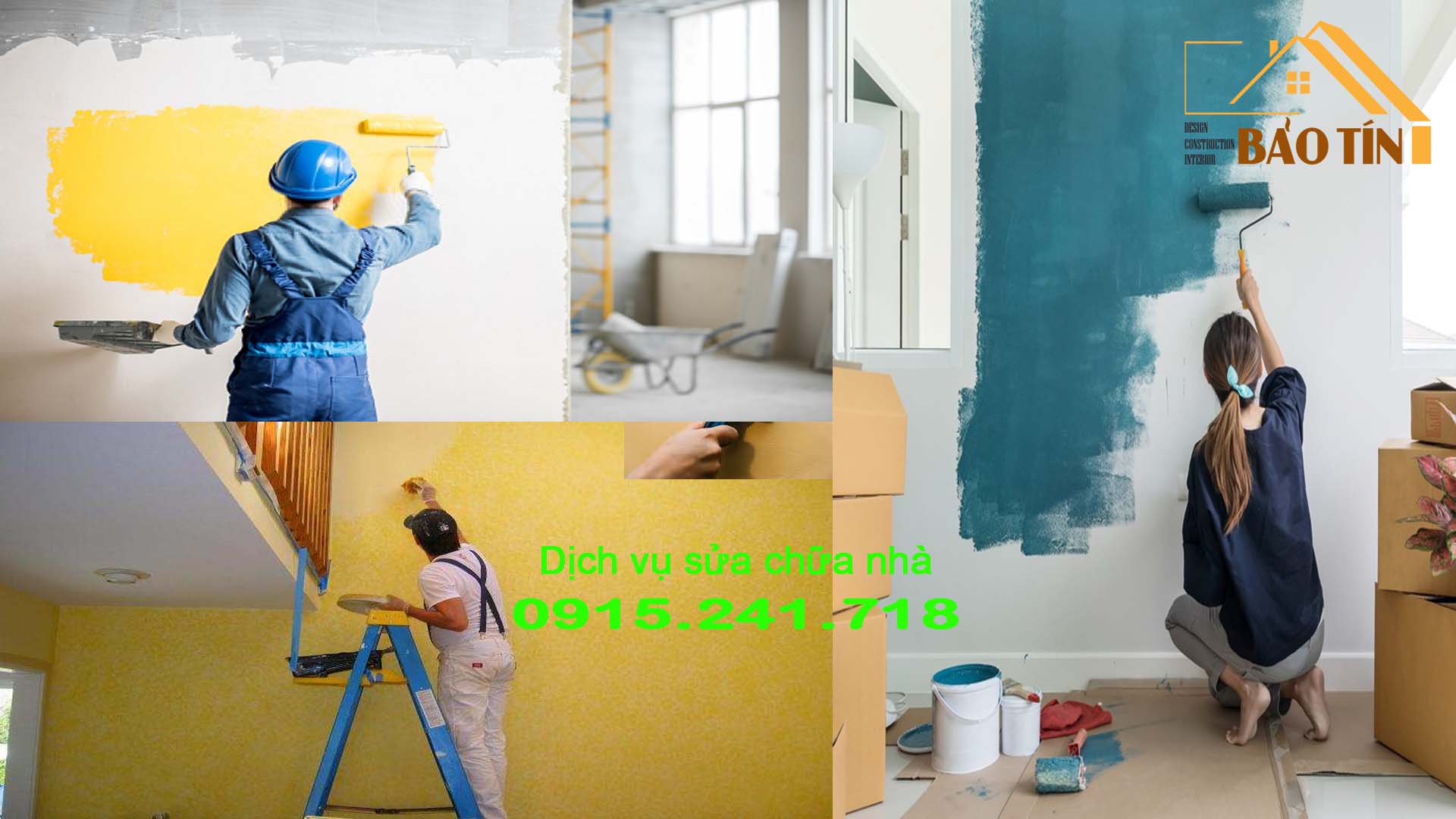 Mẹo tự sửa chữa nhà - Sơn lại tường
