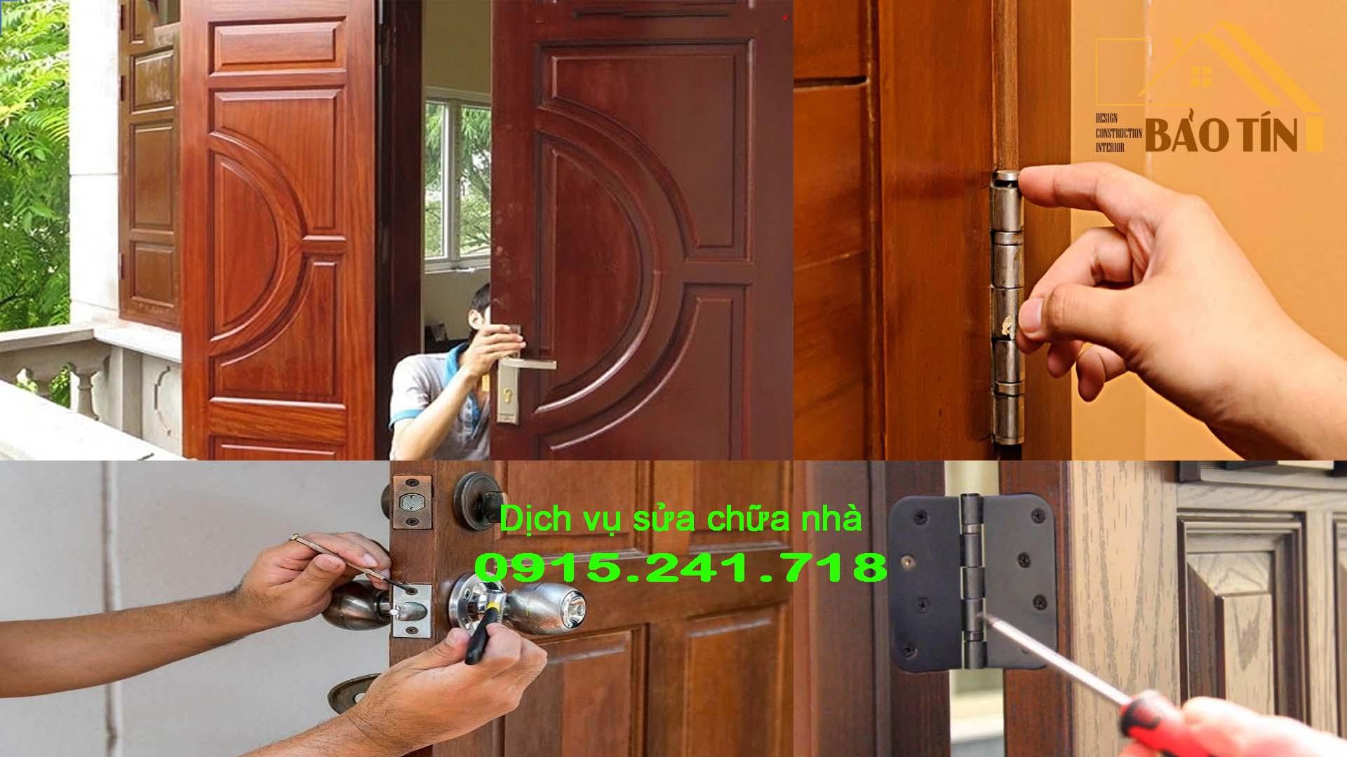 Sửa chữa nhà - Sửa cửa gỗ