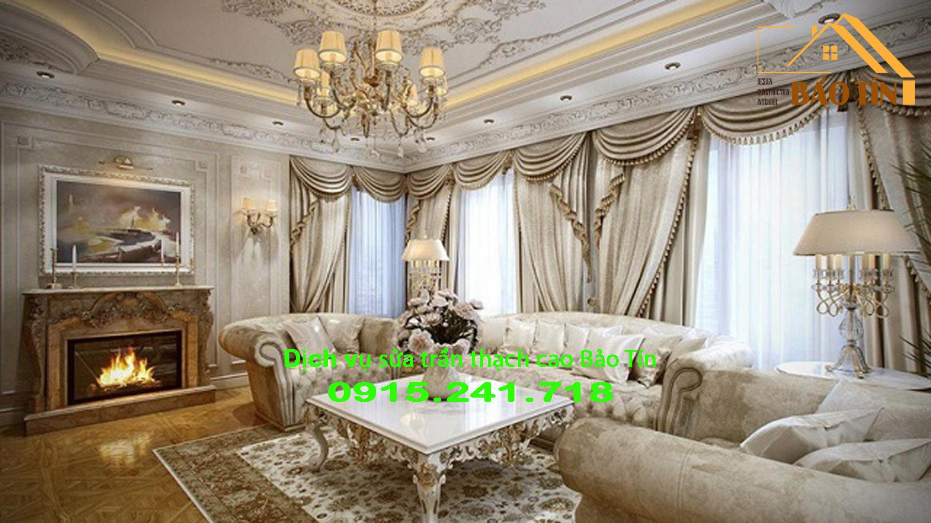 Sửa trần thạch cao cổ điển