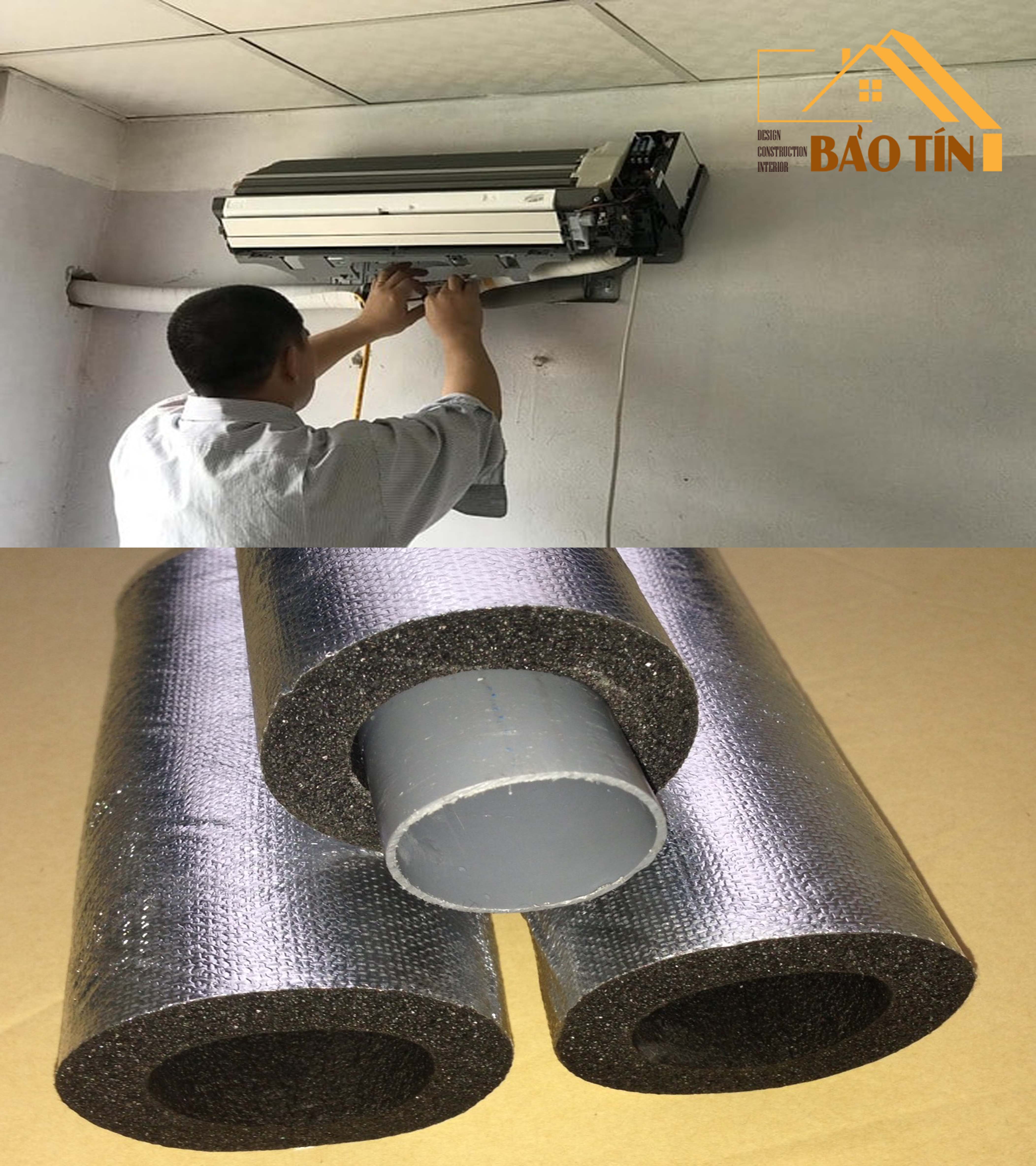 TRANG CHỦ 35 Lắp ống bảo ôn thoát nước ngưng