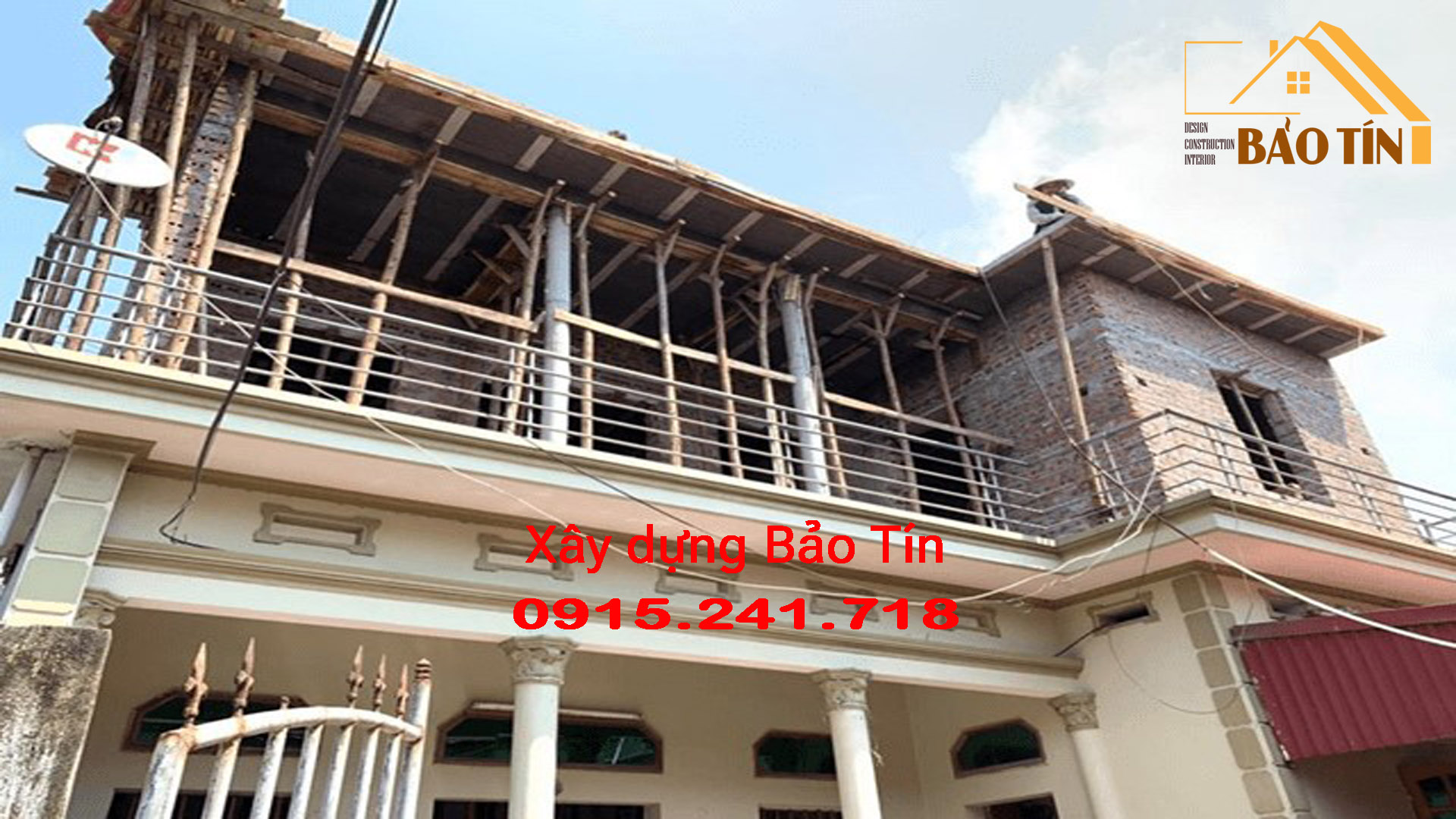 Nhà nghiêng lún do nâng tầng