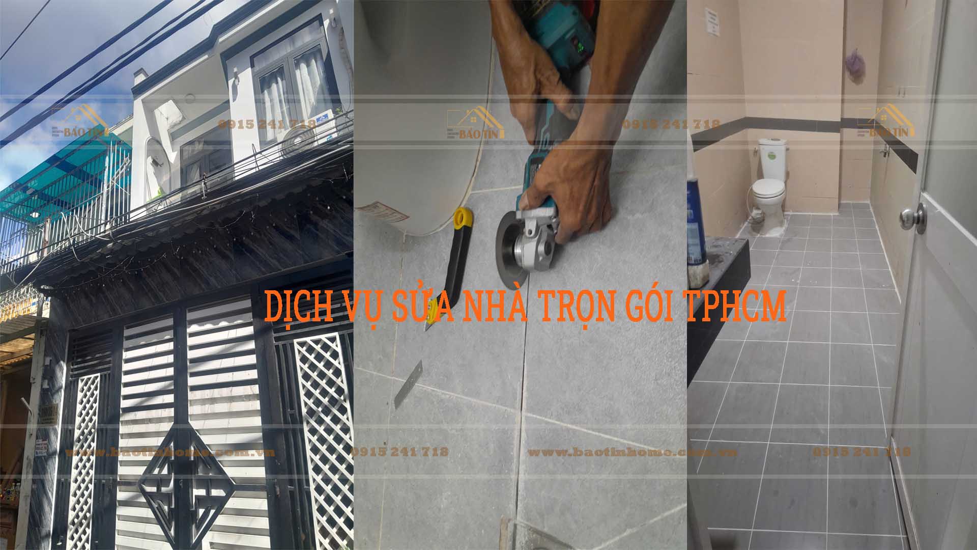 Dịch vụ sửa chữa nhà trọn gói giá rẻ, chống thấm nhà vệ sinh, chống thấm tường, sơn sửa nhà trọn gói